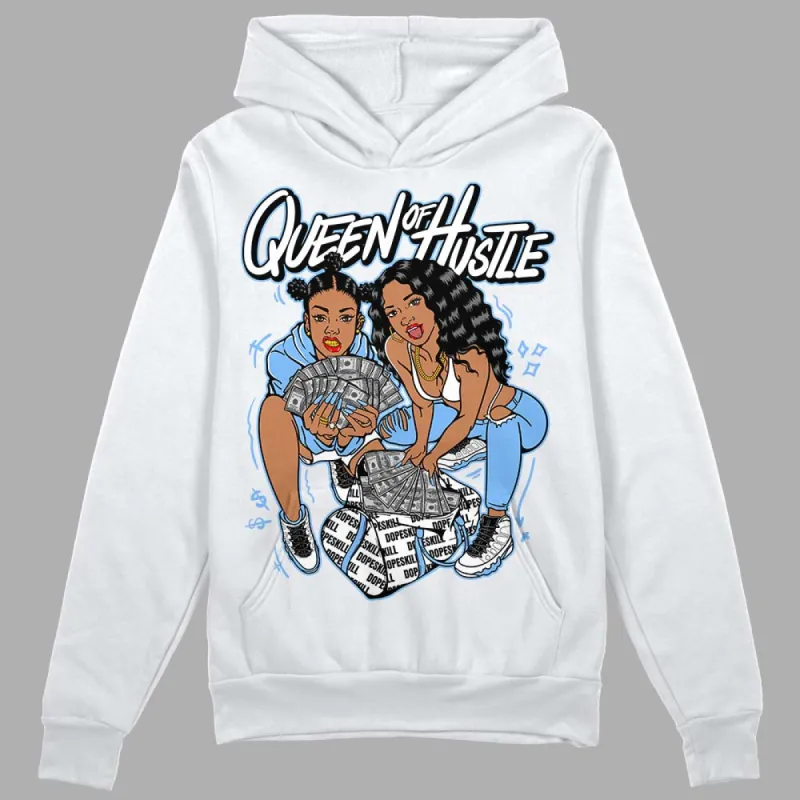 Powder Blue 9s DopeSkill Hoodie Sweatshirt Queen Of Hustle Graphic sold by DopeSkill