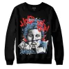 Powder Blue 9s DopeSkill Sweatshirt Hold My Own Graphic sold by DopeSkill