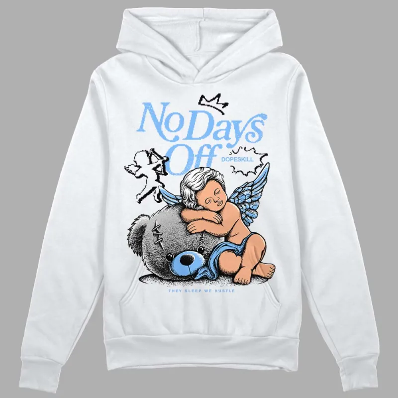 Powder Blue 9s DopeSkill Hoodie Sweatshirt New No Days Off Graphic sold by DopeSkill