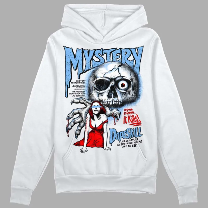 Powder Blue 9s DopeSkill Hoodie Sweatshirt Mystery Ghostly Grasp Graphic sold by DopeSkill