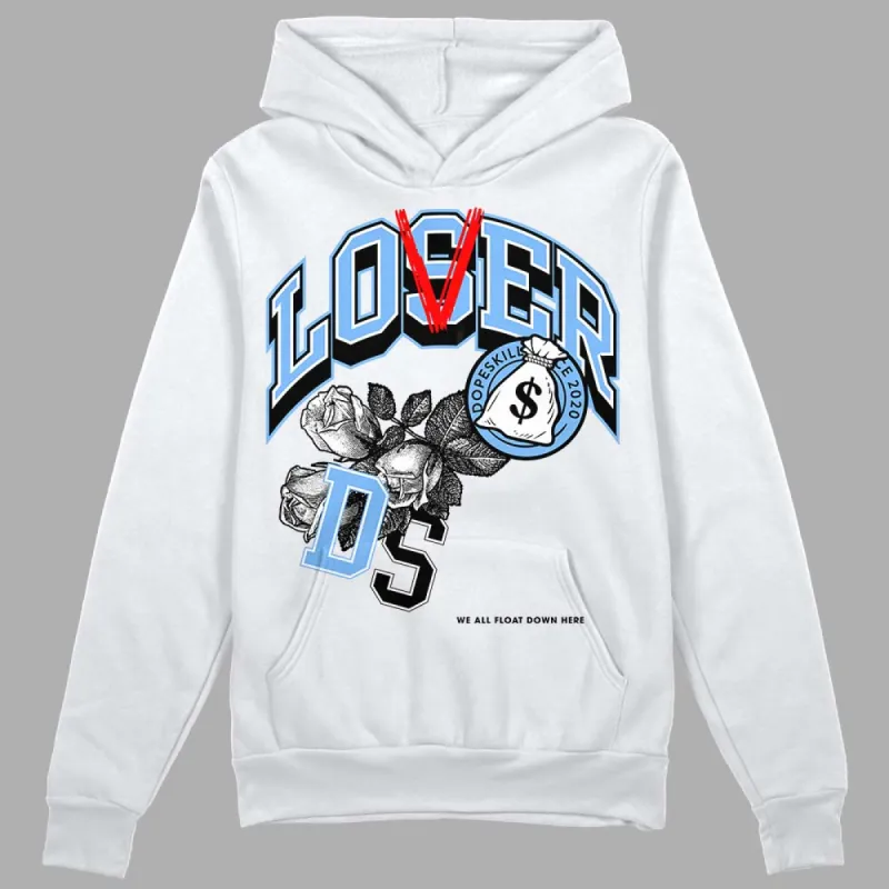 Powder Blue 9s DopeSkill Hoodie Sweatshirt Loser Lover Graphic sold by DopeSkill