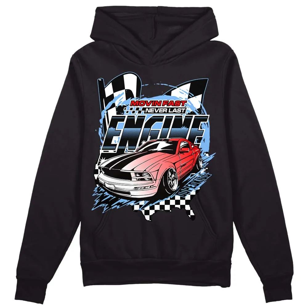 Powder Blue 9s DopeSkill Hoodie Sweatshirt ENGINE Tshirt Graphic sold by DopeSkill product image thumbnail 2