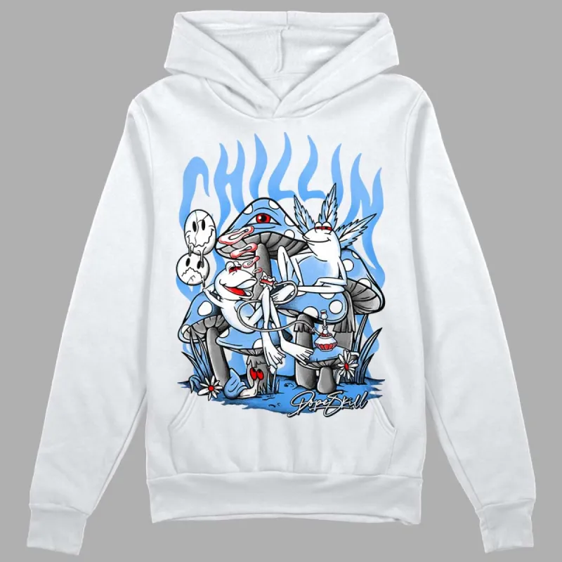 Powder Blue 9s DopeSkill Hoodie Sweatshirt Chillin Graphic sold by DopeSkill