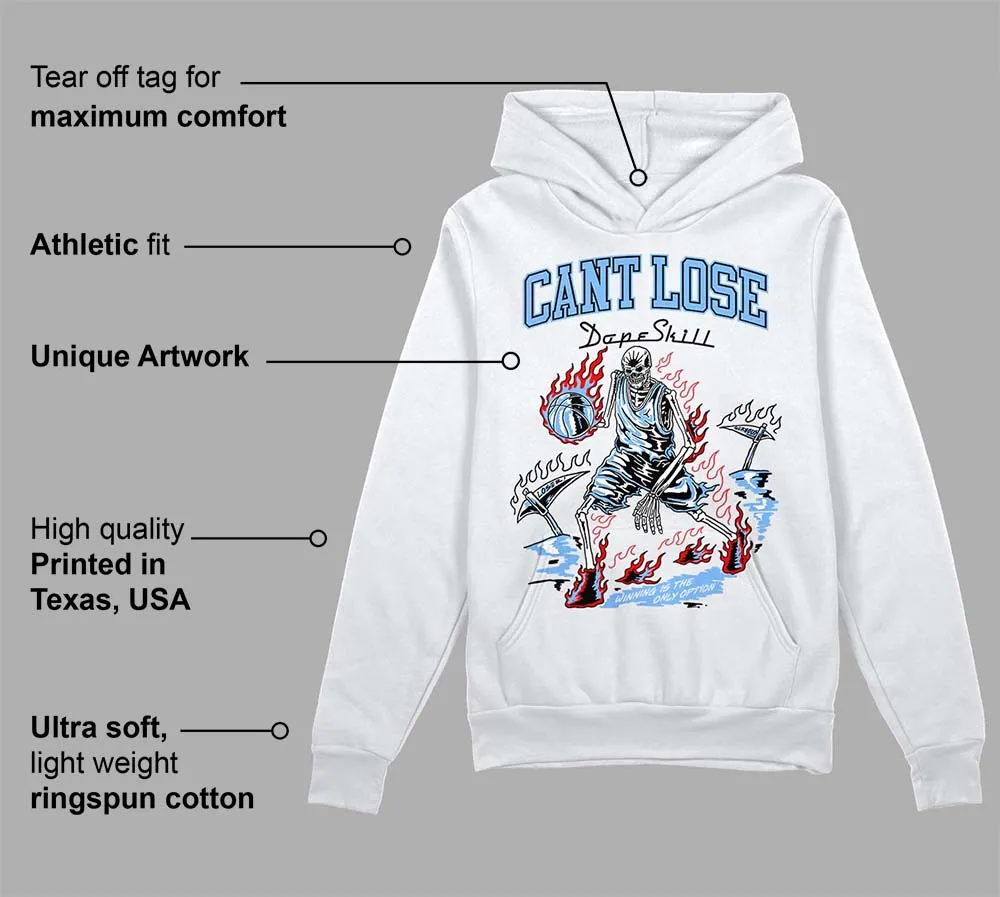 Powder Blue 9s DopeSkill Hoodie Sweatshirt Cant Lose Graphic sold by DopeSkill product image thumbnail 3