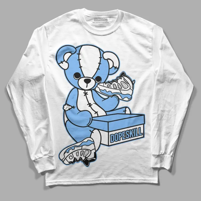 Powder Blue 9s DopeSkill Long Sleeve T-Shirt Sneakerhead BEAR Graphic sold by DopeSkill