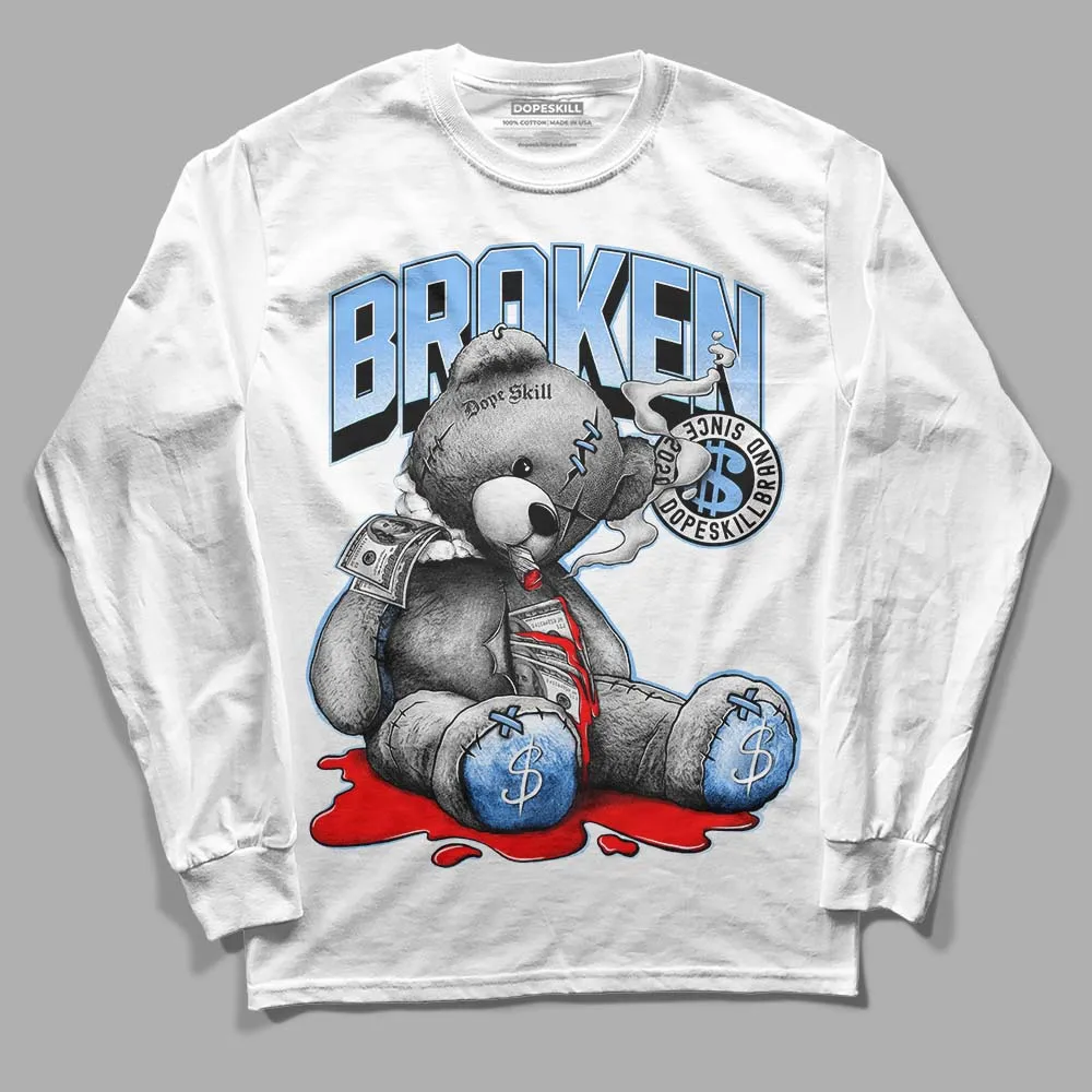 Powder Blue 9s DopeSkill Long Sleeve T-Shirt Sick Bear Graphic sold by DopeSkill