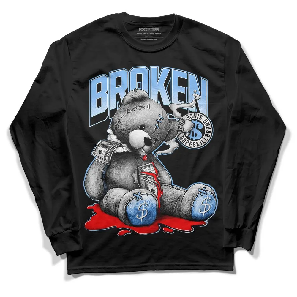 Powder Blue 9s DopeSkill Long Sleeve T-Shirt Sick Bear Graphic sold by DopeSkill product image thumbnail 2