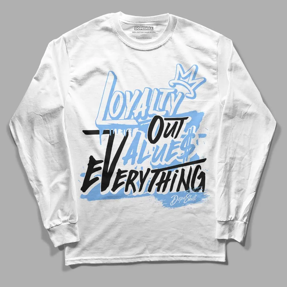 Powder Blue 9s DopeSkill Long Sleeve T-Shirt LOVE Graphic sold by DopeSkill