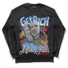 Powder Blue 9s DopeSkill Long Sleeve T-Shirt Get Rich Graphic sold by DopeSkill
