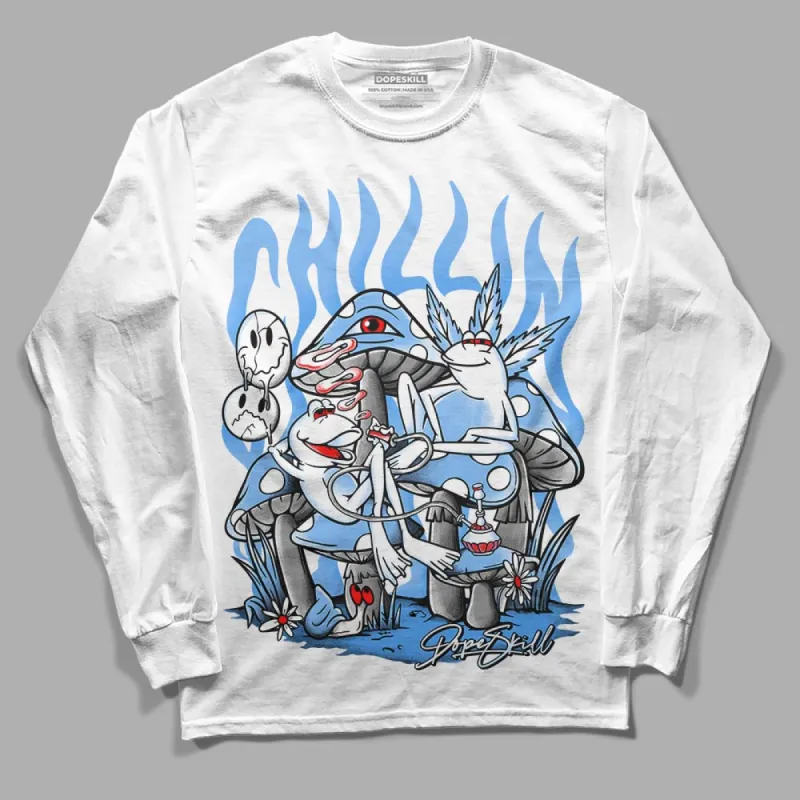 Powder Blue 9s DopeSkill Long Sleeve T-Shirt Chillin Graphic sold by DopeSkill