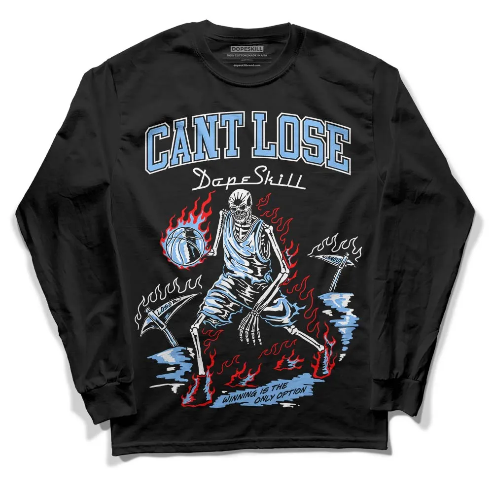 Powder Blue 9s DopeSkill Long Sleeve T-Shirt Cant Lose Graphic sold by DopeSkill product image thumbnail 2