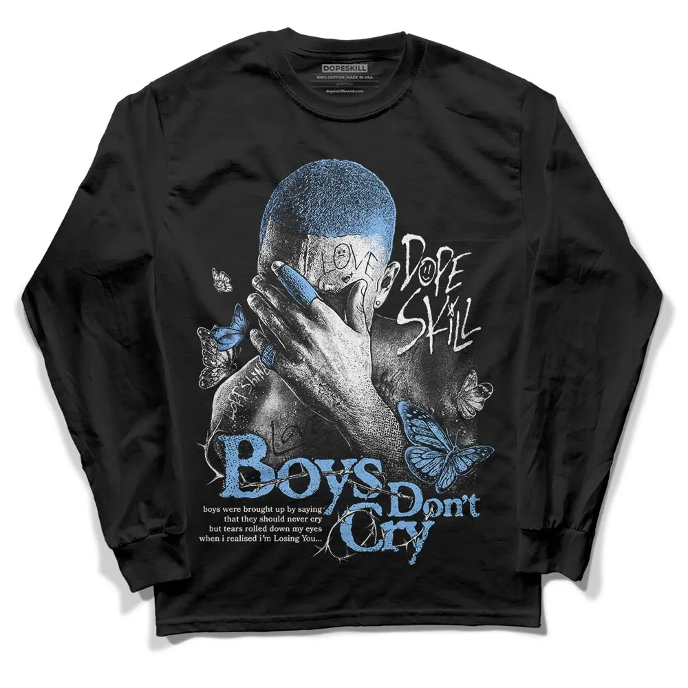 Powder Blue 9s DopeSkill Long Sleeve T-Shirt Boys Don't Cry Graphic sold by DopeSkill product image thumbnail 2