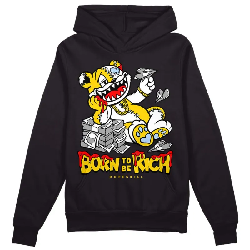 Yellow Ochre 6s DopeSkill Hoodie Sweatshirt Born To Be Rich Graphic sold by DopeSkill