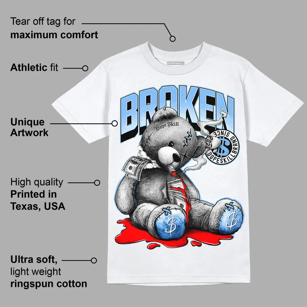 Powder Blue 9s DopeSkill T-Shirt Sick Bear Graphic sold by DopeSkill product image thumbnail 3