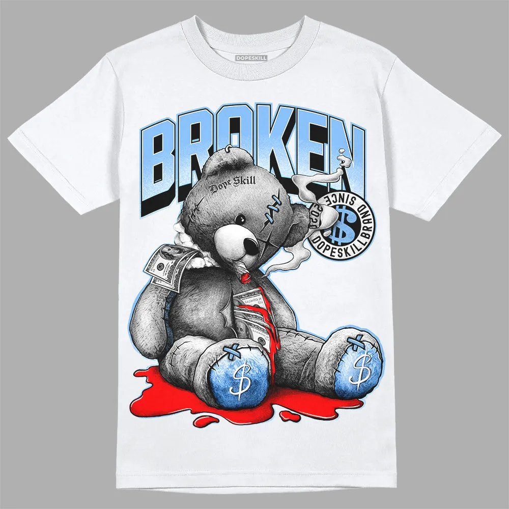 Powder Blue 9s DopeSkill T-Shirt Sick Bear Graphic sold by DopeSkill
