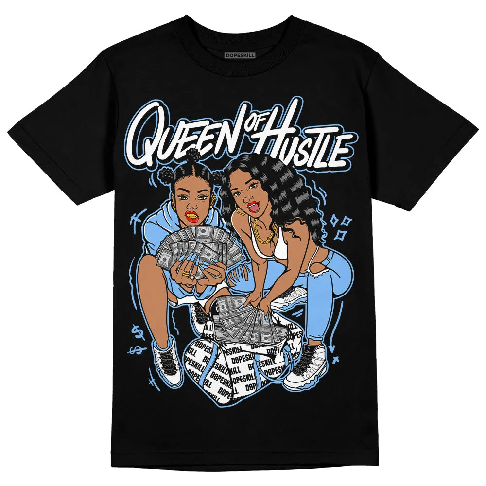 Powder Blue 9s DopeSkill T-Shirt Queen Of Hustle Graphic sold by DopeSkill product image thumbnail 2