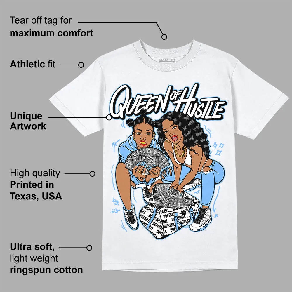 Powder Blue 9s DopeSkill T-Shirt Queen Of Hustle Graphic sold by DopeSkill product image thumbnail 3