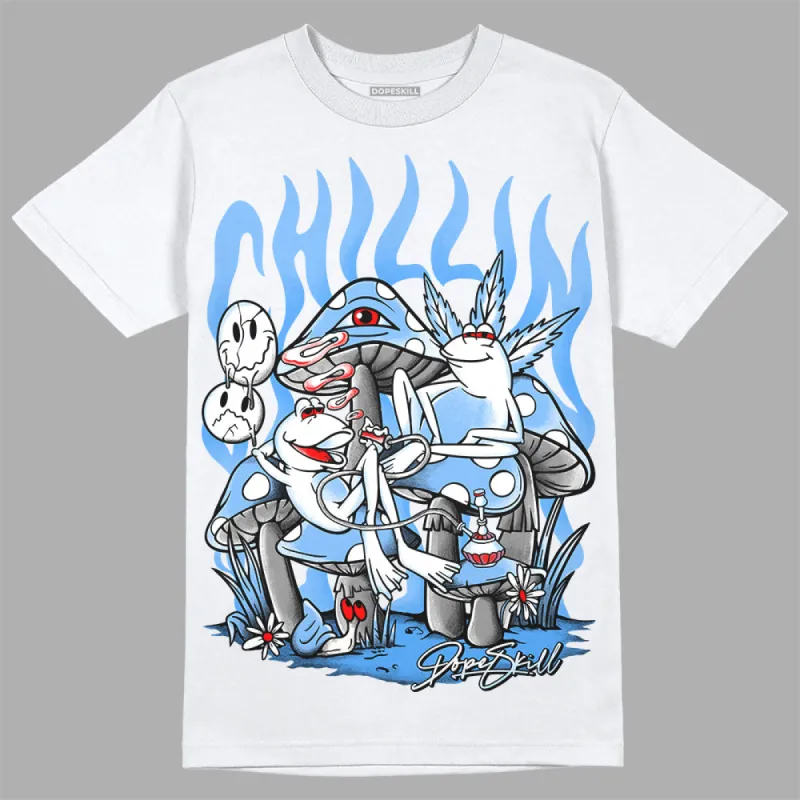 Powder Blue 9s DopeSkill T-Shirt Chillin Graphic sold by DopeSkill