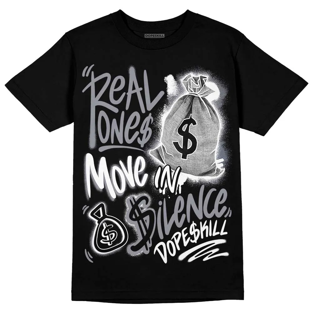 Stealth 14s DopeSkill T-Shirt Real Ones Move In Silence Graphic sold by DopeSkill product image thumbnail 2