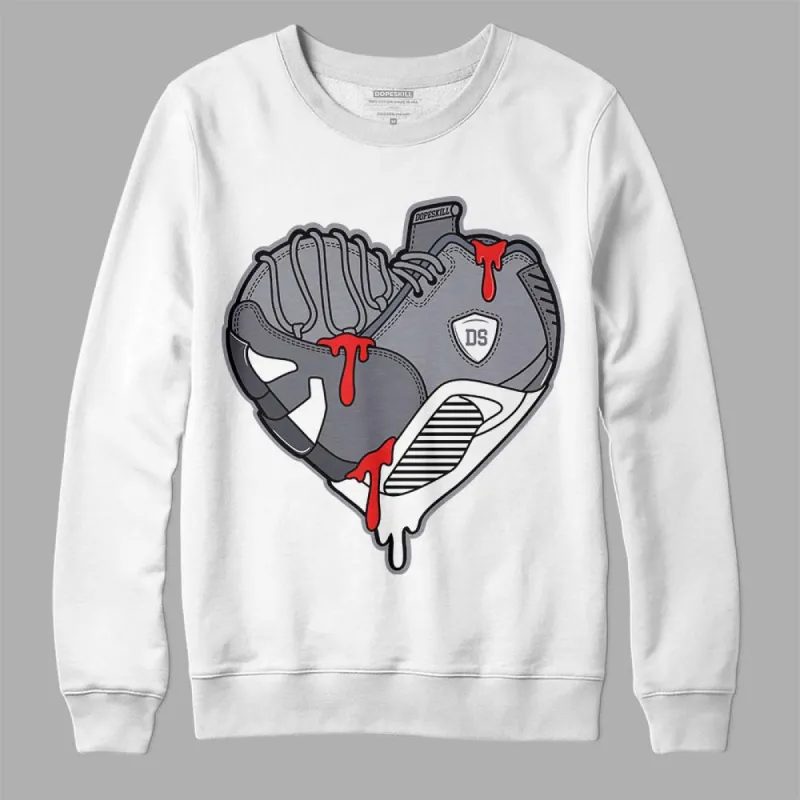 Stealth 14s DopeSkill Sweatshirt Heart Jordan 14 Graphic sold by DopeSkill