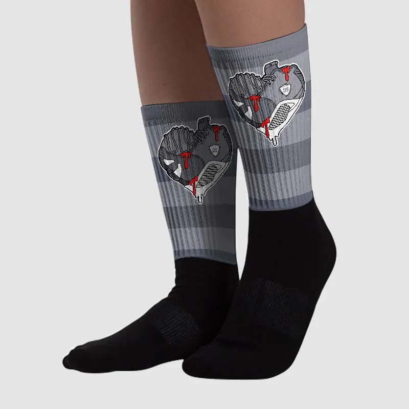 Stealth 14s DopeSkill Sublimated Socks Horizontal Stripes Graphic sold by DopeSkill product image thumbnail 2