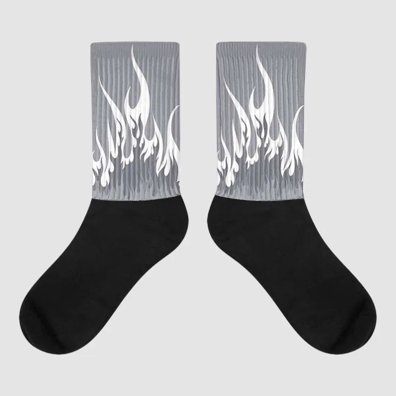 Stealth 14s DopeSkill Sublimated Socks FIRE Graphic sold by DopeSkill