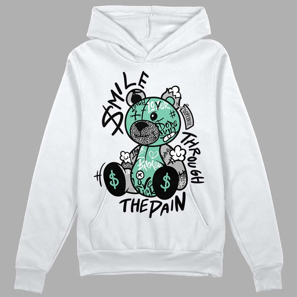 Green Glow 3s DopeSkill Hoodie Sweatshirt Smile Through The Pain Graphic sold by DopeSkill product image thumbnail 2