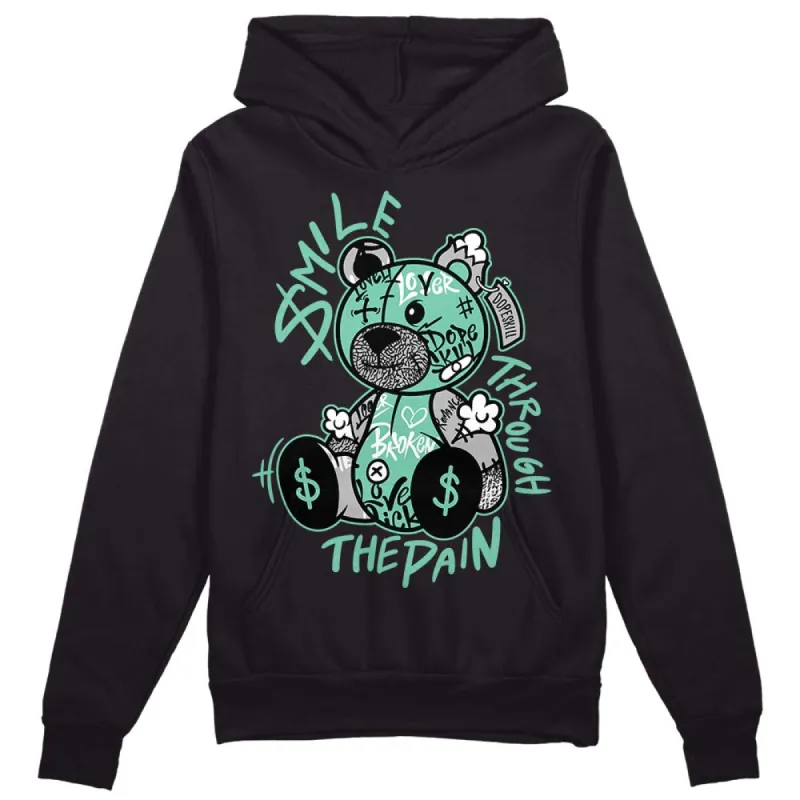 Green Glow 3s DopeSkill Hoodie Sweatshirt Smile Through The Pain Graphic sold by DopeSkill