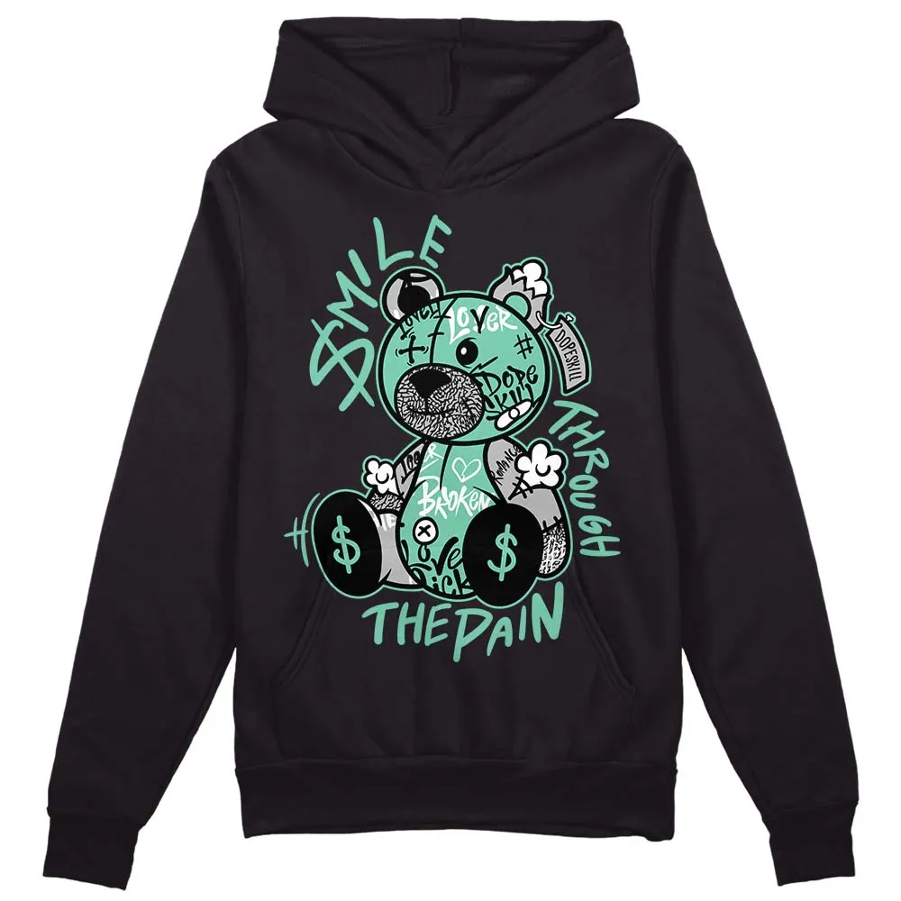 Green Glow 3s DopeSkill Hoodie Sweatshirt Smile Through The Pain Graphic sold by DopeSkill