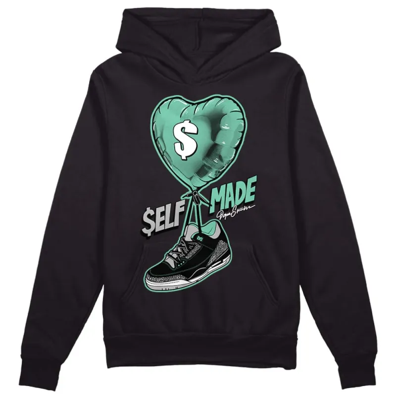 Green Glow 3s DopeSkill Hoodie Sweatshirt Self Made Graphic sold by DopeSkill