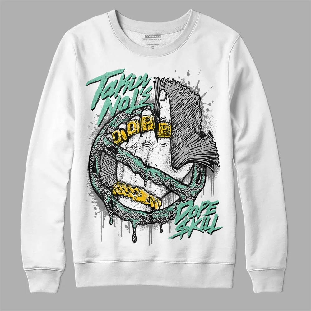 Green Glow 3s DopeSkill Sweatshirt Takin No L's Graphic sold by DopeSkill product image thumbnail 2