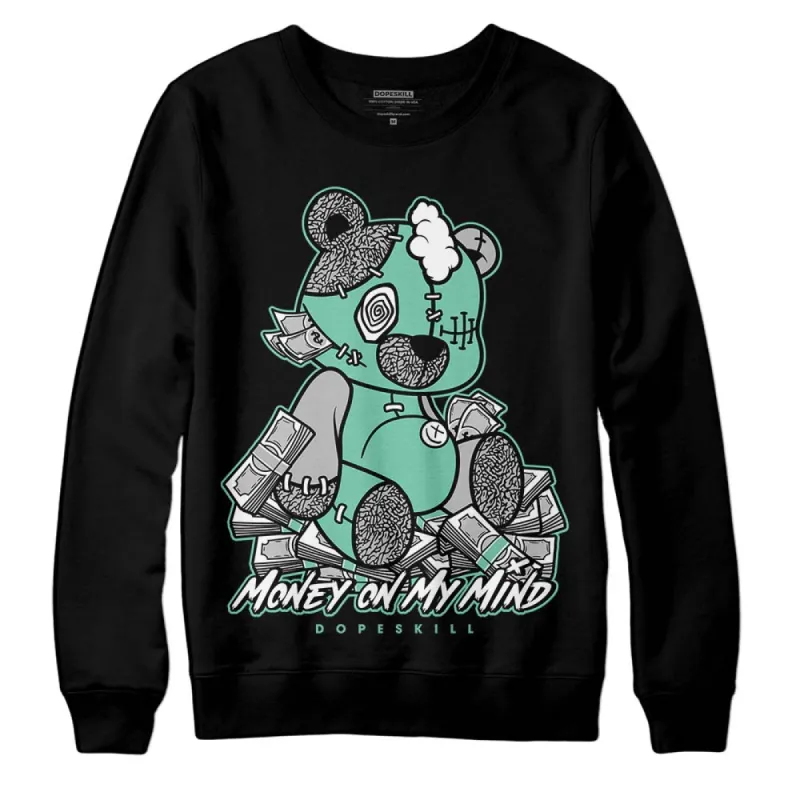 Green Glow 3s DopeSkill Sweatshirt MOMM Bear Graphic sold by DopeSkill