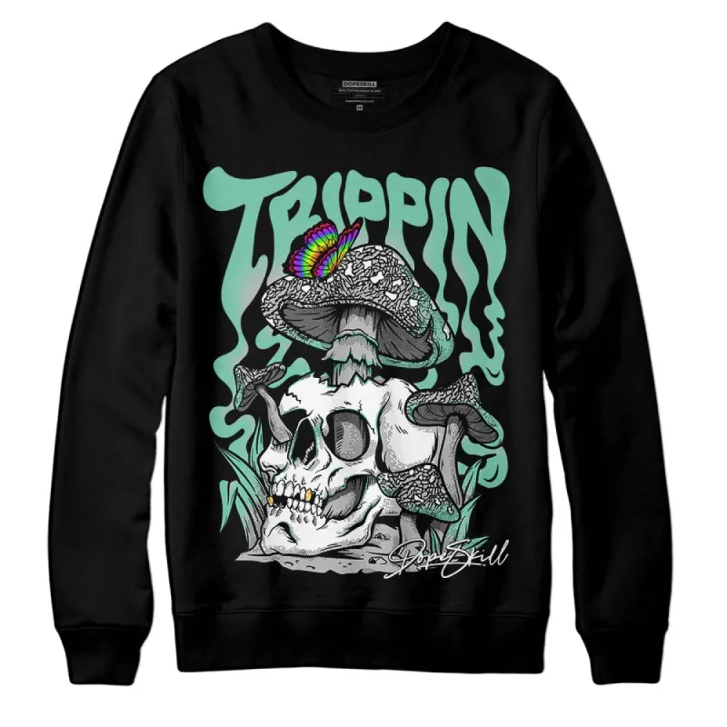 Green Glow 3s DopeSkill Sweatshirt Trippin Graphic sold by DopeSkill