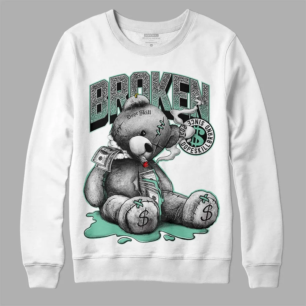 Green Glow 3s DopeSkill Sweatshirt Sick Bear Graphic sold by DopeSkill product image thumbnail 2
