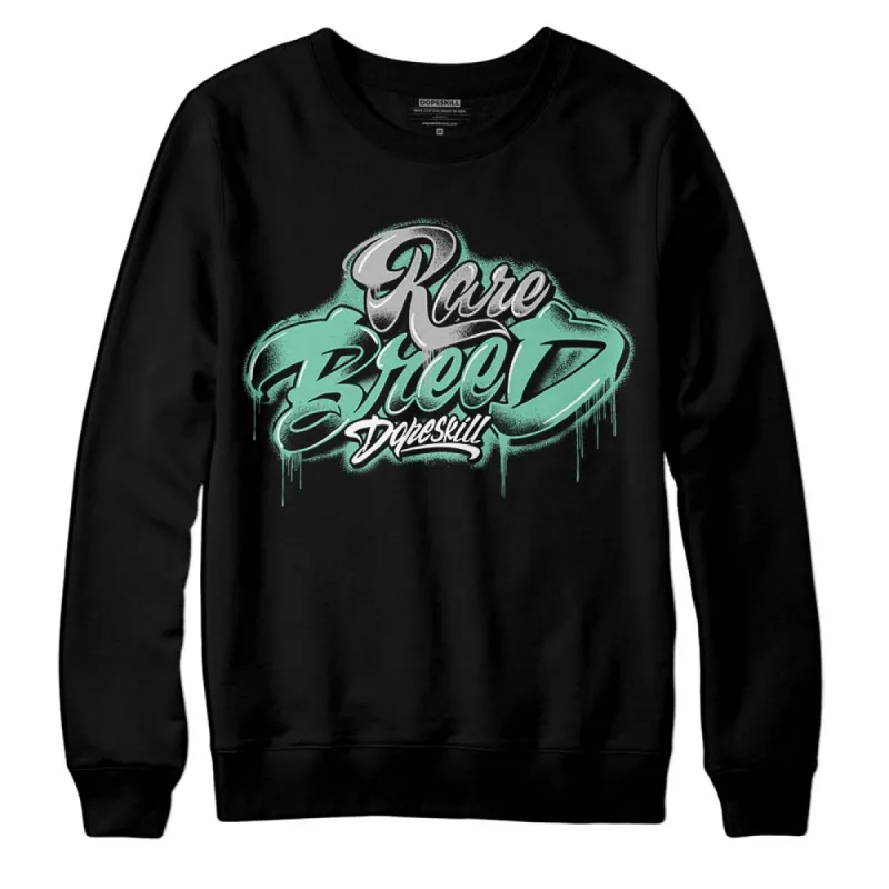 Green Glow 3s DopeSkill Sweatshirt Rare Breed Type Graphic sold by DopeSkill