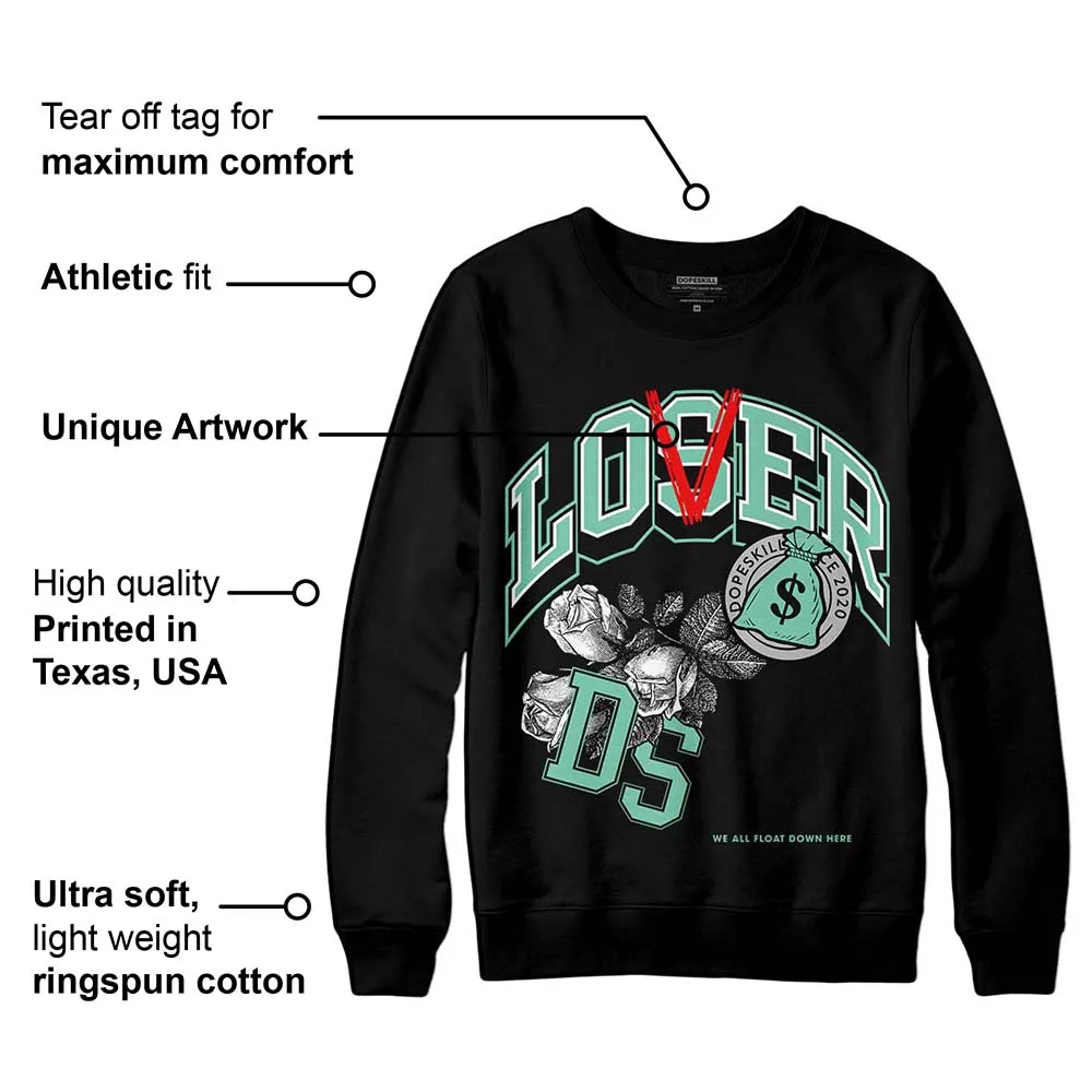 Green Glow 3s DopeSkill Sweatshirt Loser Lover Graphic sold by DopeSkill product image thumbnail 3