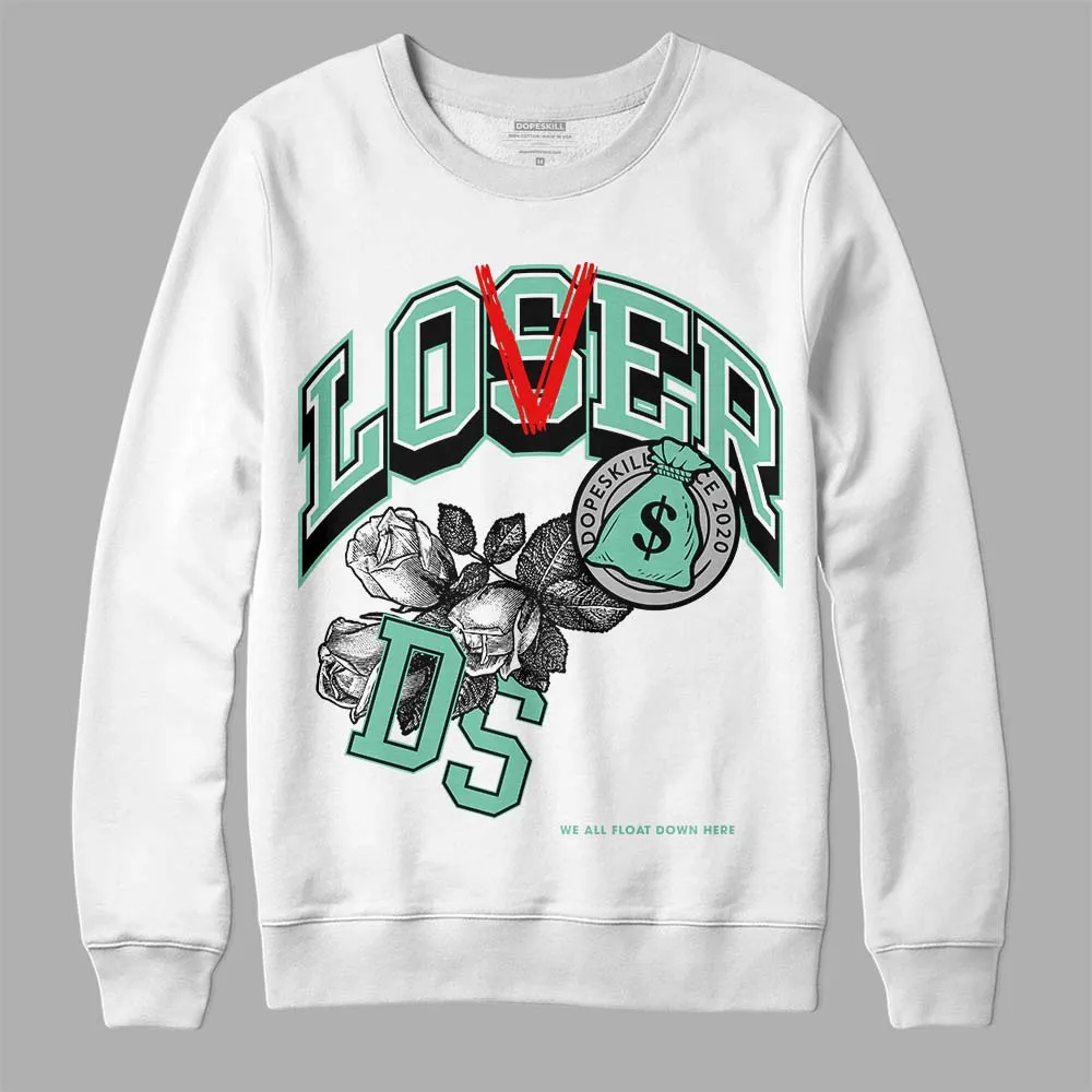 Green Glow 3s DopeSkill Sweatshirt Loser Lover Graphic sold by DopeSkill product image thumbnail 2