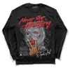 Stealth 14s DopeSkill Long Sleeve T-Shirt Never Stop Hustling Graphic sold by DopeSkill