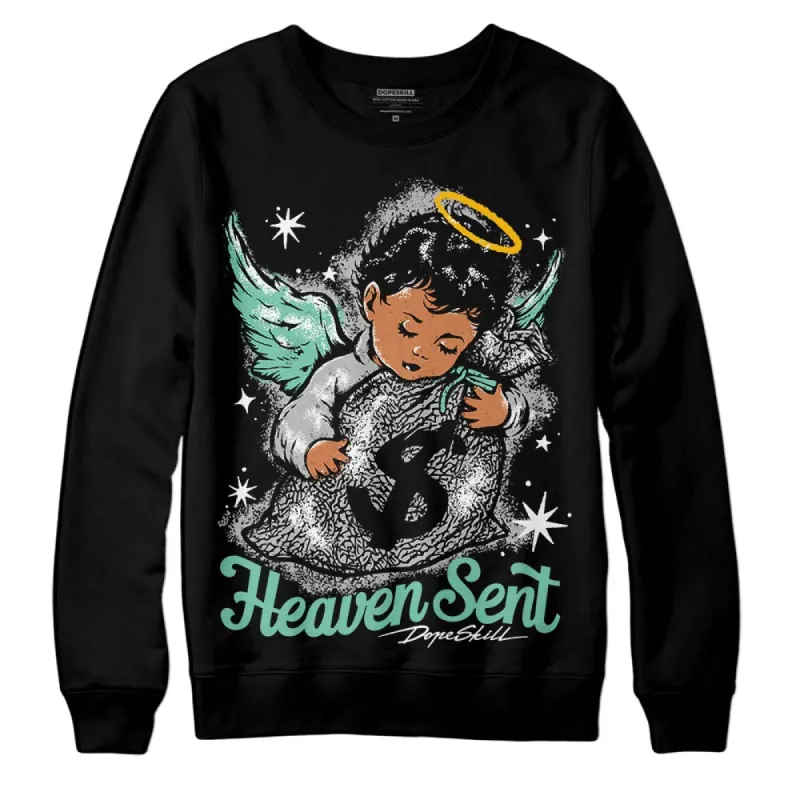 Green Glow 3s DopeSkill Sweatshirt Heaven Sent Graphic sold by DopeSkill