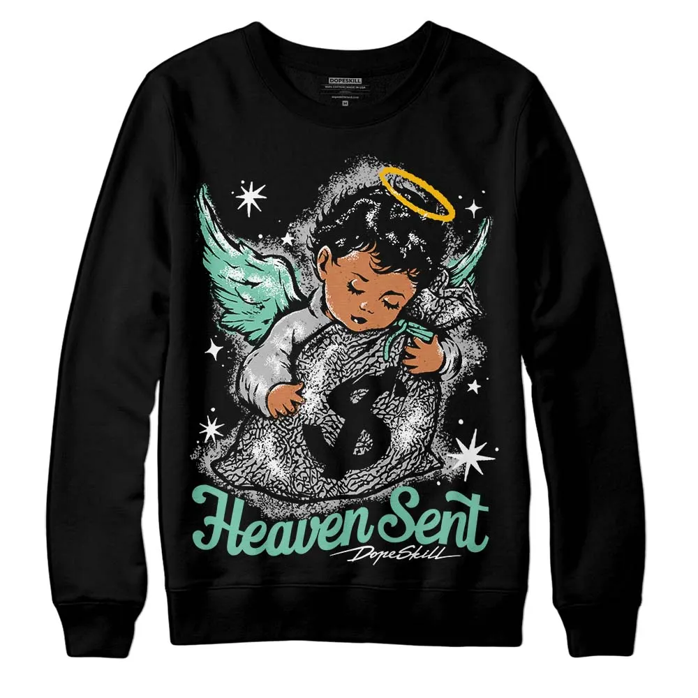 Green Glow 3s DopeSkill Sweatshirt Heaven Sent Graphic sold by DopeSkill