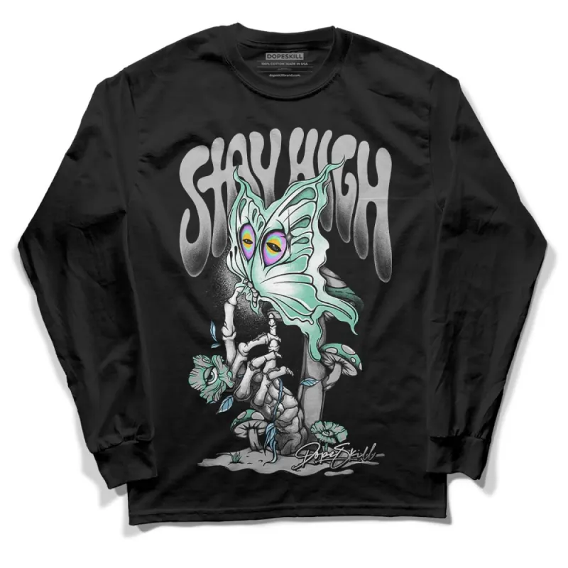 Green Glow 3s DopeSkill Long Sleeve T-Shirt Stay High Graphic sold by DopeSkill