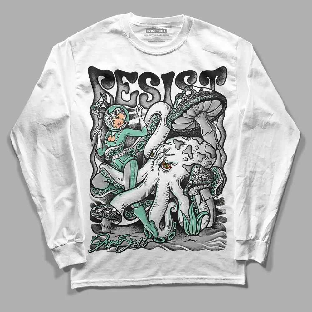 Green Glow 3s DopeSkill Long Sleeve T-Shirt Resist Graphic sold by DopeSkill product image thumbnail 2
