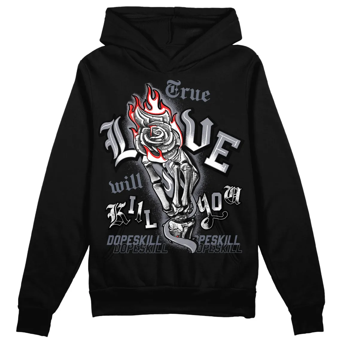 Stealth 14s DopeSkill Hoodie Sweatshirt True Love Will Kill You Graphic sold by DopeSkill product image thumbnail 2