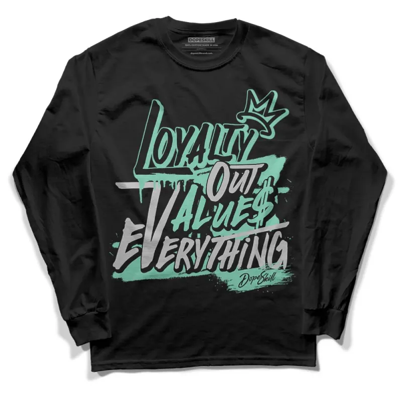 Green Glow 3s DopeSkill Long Sleeve T-Shirt LOVE Graphic sold by DopeSkill