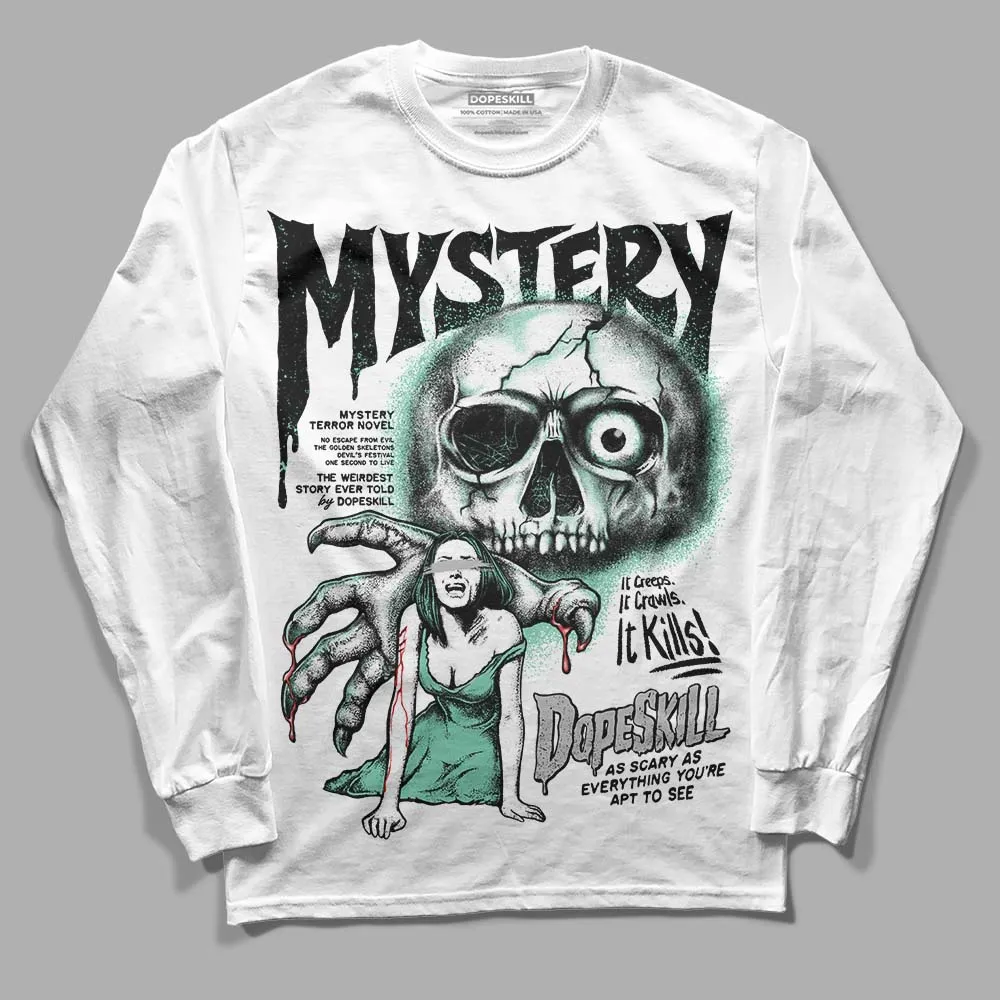 Green Glow 3s DopeSkill Long Sleeve T-Shirt Mystery Ghostly Grasp Graphic sold by DopeSkill product image thumbnail 2