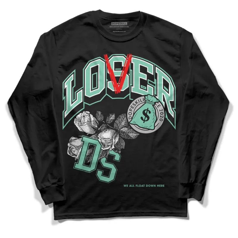 Green Glow 3s DopeSkill Long Sleeve T-Shirt Loser Lover Graphic sold by DopeSkill