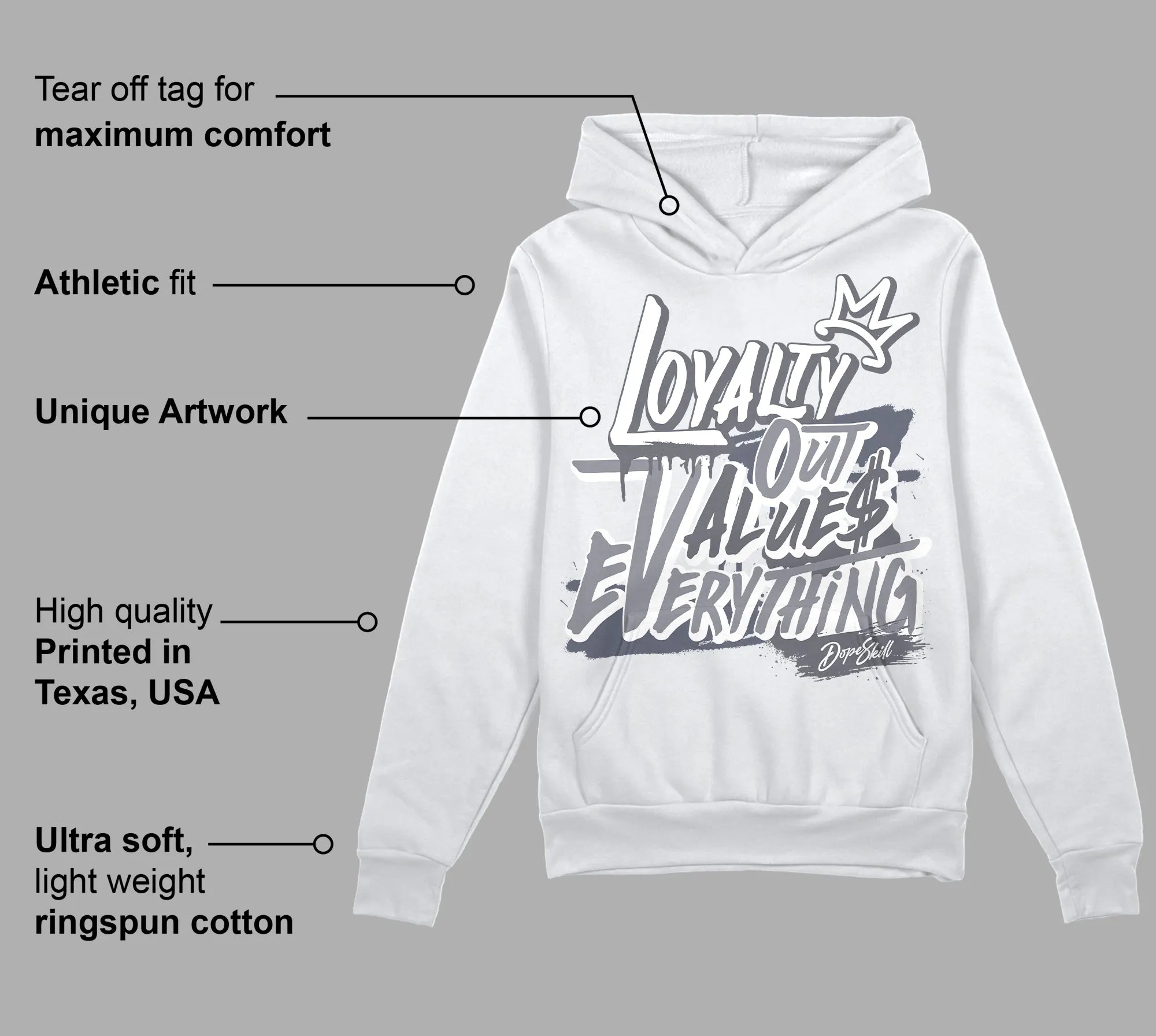 Stealth 14s DopeSkill Hoodie Sweatshirt LOVE Graphic sold by DopeSkill product image thumbnail 3