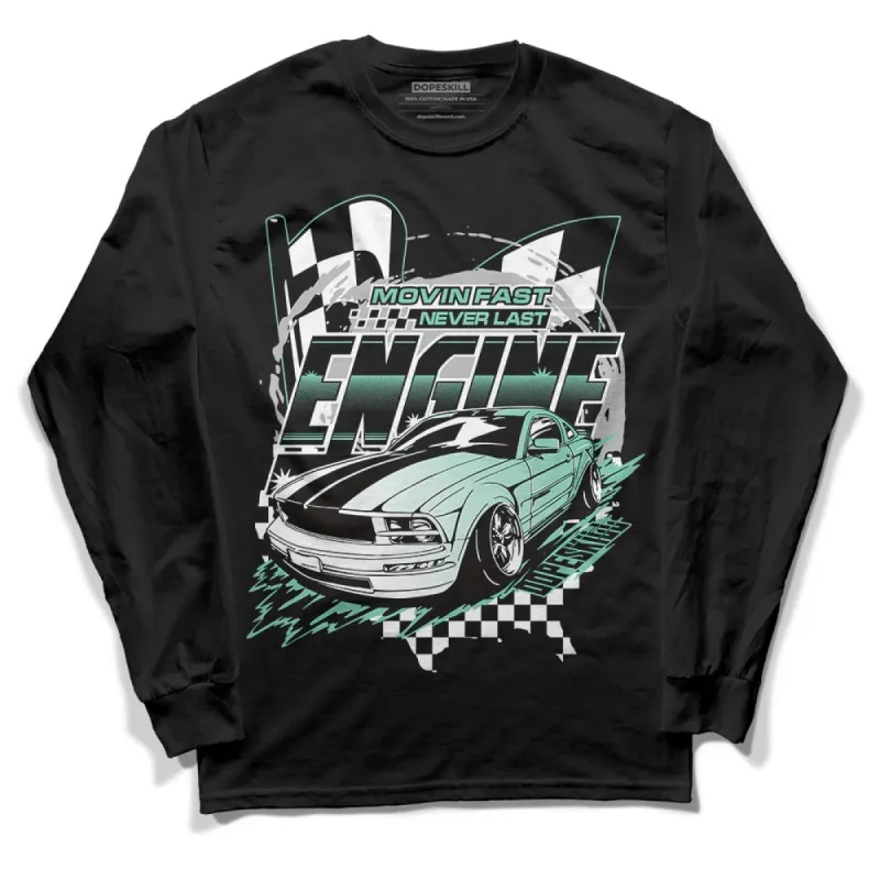 Green Glow 3s DopeSkill Long Sleeve T-Shirt ENGINE Tshirt Graphic sold by DopeSkill