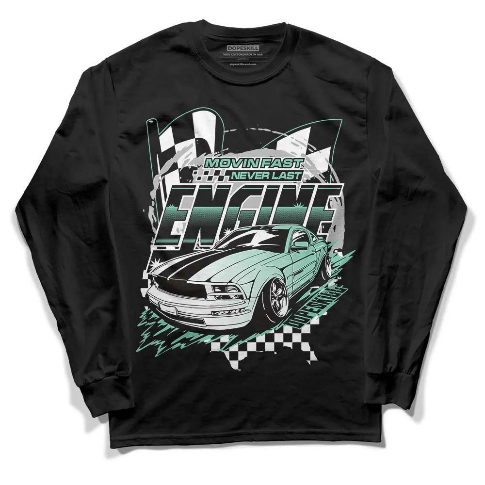 Green Glow 3s DopeSkill Long Sleeve T-Shirt ENGINE Tshirt Graphic sold by DopeSkill