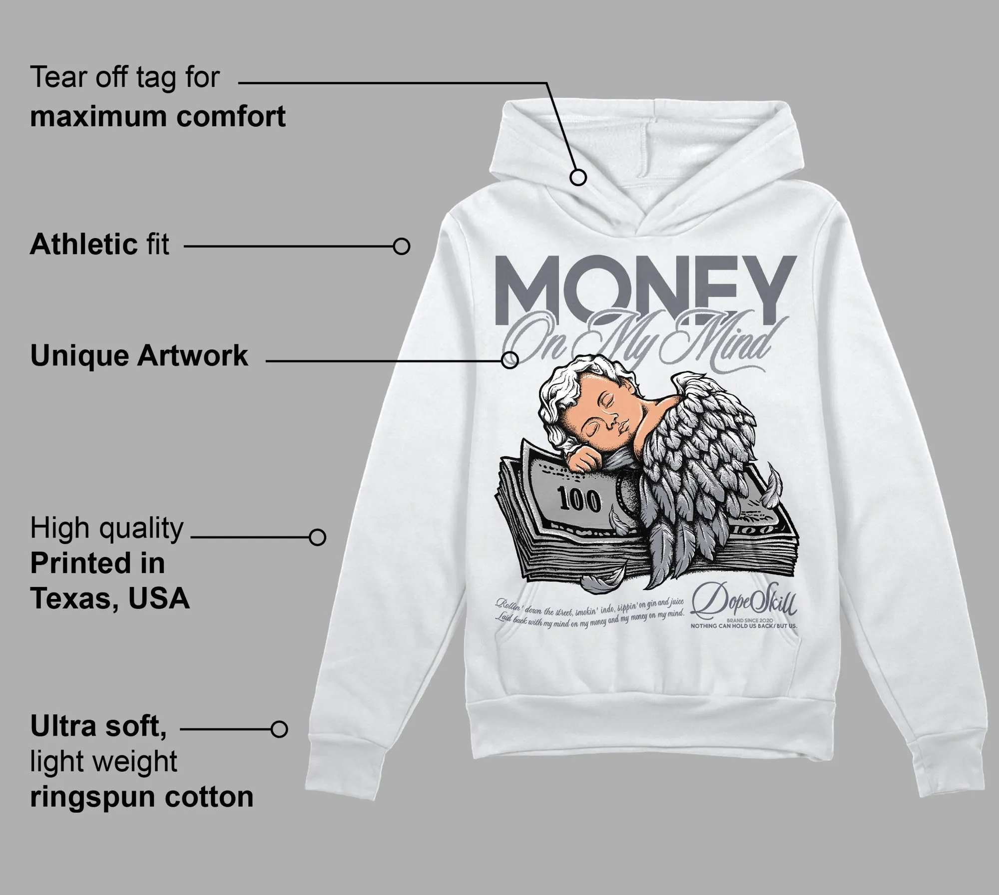 Stealth 14s DopeSkill Hoodie Sweatshirt MOMM Graphic sold by DopeSkill product image thumbnail 3